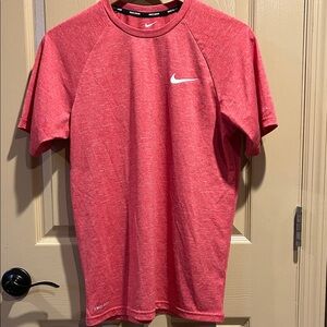 Nike Men's swim shirt Heathered Red size S